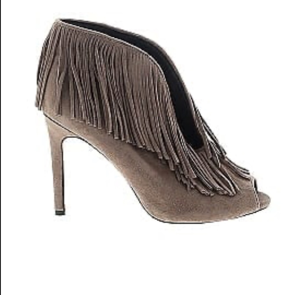 Nwot, Vince Camuto Open Toed, Fringed High Heels.… - image 2